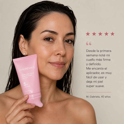 Crema de Colágeno para el Cuello PDRN con Masajeador