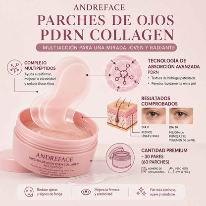 Parches Oculares de Colágeno y Péptido PDRN