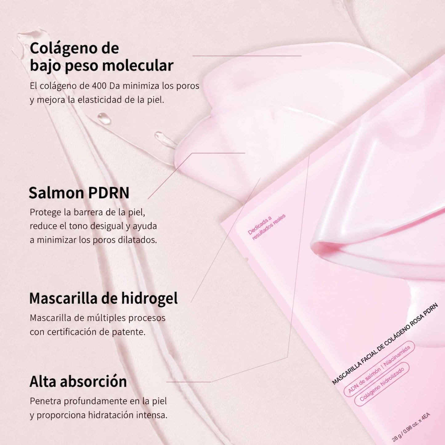 Mascarilla Coreana PDRN ADN Salmón