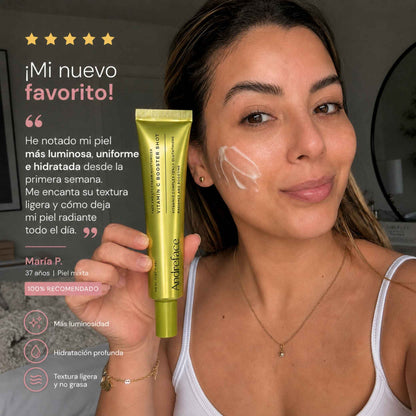 Crema Vitamina C Booster · Piel Sin Manchas y Luminosa
