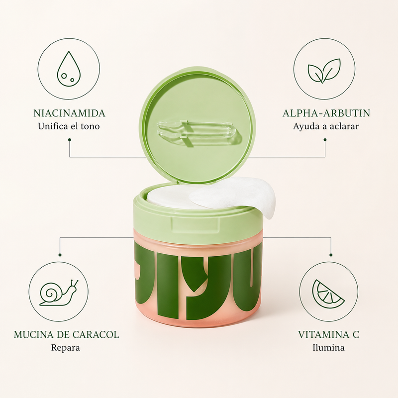 JiYu Pads · Aclarantes y Despigmentantes Coreanos