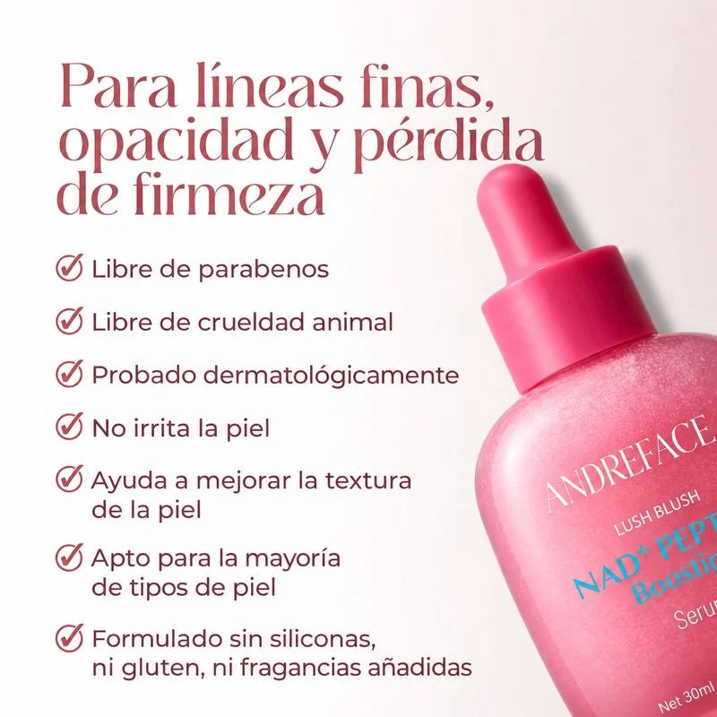 Sérum NAD+ Péptidos · Firmeza y Luz