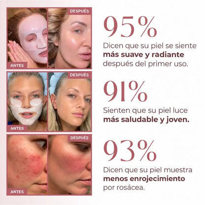 Mascarilla Coreana de Biocolágeno | Rostro rejuvenecido y Glow único