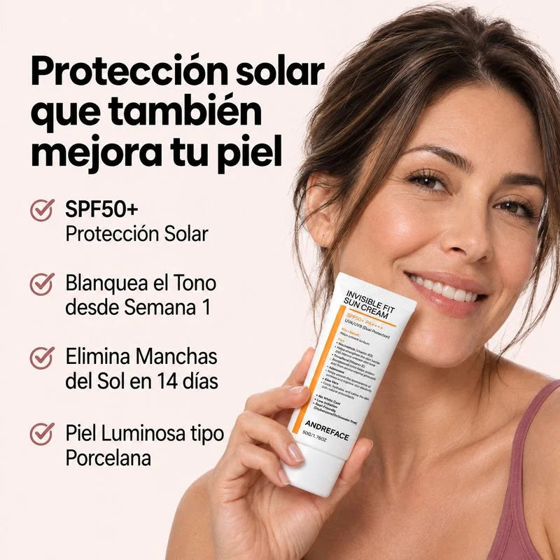 Protector Solar Despigmentante Coreano SPF50+