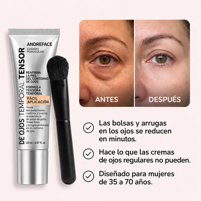 Tensor instantáneo que desinflama bolsas y camufla ojeras