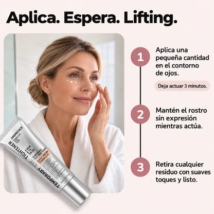 Tensor instantáneo que desinflama bolsas y camufla ojeras