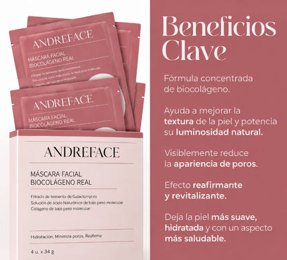 Mascarilla Coreana de Biocolágeno | Rostro rejuvenecido y Glow único