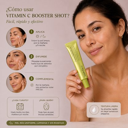 Crema Vitamina C Booster · Piel Sin Manchas y Luminosa